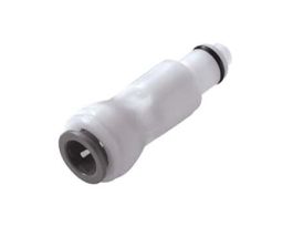 Quick-Disconnect Fitting, JG Insert, Acetal, Valved, 3/8" OD; 1/Each