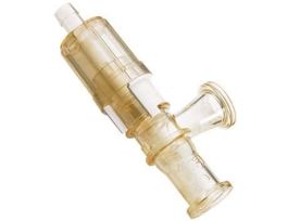 Sanitary Steam-in-Place Connector, Single Cycle, Polysulfone with Polycarbonate Sleeve, 1/2" ID x 3/4" x 3/4" Sanitary; 1/Ea