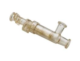 Sanitary Steam-in-Place Connector, Two Cycle, Polysulfone with Polycarbonate Sleeve, 3/4" ID x 3/4" x 3/4" Sanitary; 1/Ea