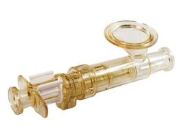 Sanitary Steam-in-Place Connector, Two Cycle, Polysulfone with Polycarbonate Sleeve, 3/4" ID x 3/4" x 1-1/2" Sanitary; 1/Ea