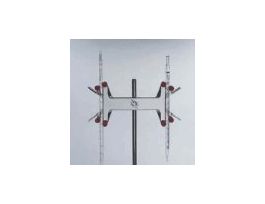 Double Buret Clamp, Nickel-Plated Zinc; Holds Up to 100 ml Burets