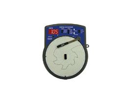 6" Circular Type J Thermocouple Recorder; -40 to 50C, 110 VAC