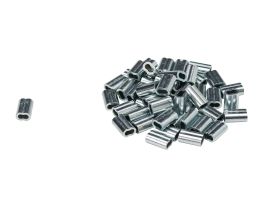 Zinc Wire Clamps, 0.25" W x 0.375" L, Zinc Plated