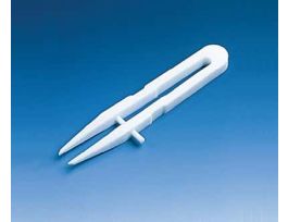 Heavy Duty PTFE Forceps Square End 7 7/8"