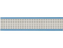 Alphabetical Acetate Cloth Upper Case Scored Wire Marking Cards, S 1800 Total
