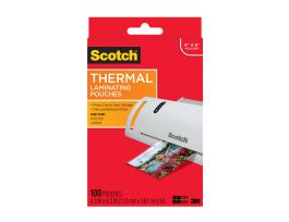 Scotch™ Thermal Pouches TP5900-100, for 4"x6" Photos 100 CT