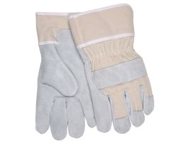 GLOVES SHOULDER LEATHER WHITE L DZ 1PR
