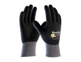 MaxiFlex Ultimate, 15G Gry. Nylon Shell, Full Coat Blk. MFoam Nitrile