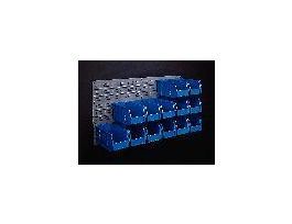 BIN STORAGE BLUE 10-7/8X11X5 EA