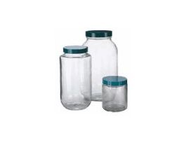 Safety-coated Sample Jars, Straight Sided, 960 mL, Cs Of 12