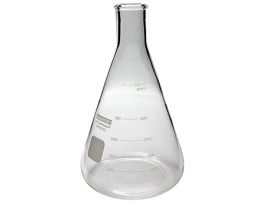 Plus Glass Erlenmeyer Flask, 3000 mL, 1/EA