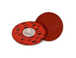 3M™ Cubitron™ II Roloc™ Durable Edge Disc 984F, 80+, YF-weight, TR, Maroon, 4 in, Die R400BB, 25/Carton, 100 ea/Case
