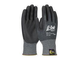 G-Tek KEV, Kevlar Engineered Yarn, Gray 13 Gauge, Nitrile Foam,ANSI A4