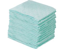 Spill Response Plus Chemical Absorbent Pads - Heavy Weight, 7.5" x 10", Absorbency Capacity 5.5 gal