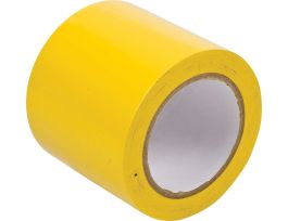 Marking Tape Roll - Abrasion Resistant Vinyl, Solid Color, Yellow, 4"