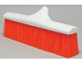 BROOM PUSH LGT MED-SWP RED18IN