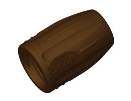 Colored Caps for Standard Connectors and Valves, PP, brown; 10/pk
