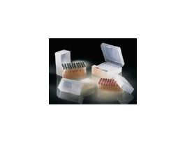 Polypropylene storage boxes with unattached lid for 50 (1.5 mL) tubes, 6/pack