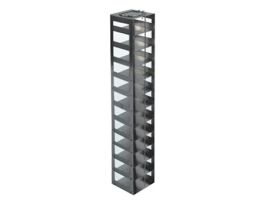 Vertical Freezer Rack for 96 Deep-Well Microtiter Plates or Boxes w/ 1 3/4" Max H, 12 plate or box capacity
