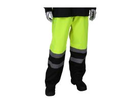 Class E Ripstop Black Bottom Rain Pant,Removeable Susp.Gusset Cuff