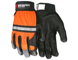 GLOVES MULTI-TASK BLACK GRAIN COW
