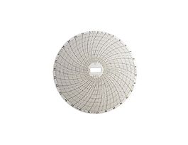 Chart Paper for 6" Circular Recorders; 31 day, 10 to 50C, 60/pk