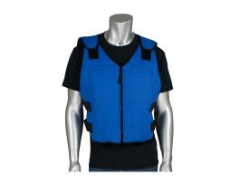 Phase Change Cotton Cooling Vest, insul. carrying bag zipper closure
