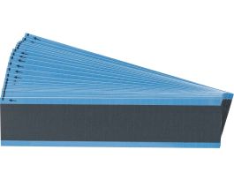 NEMA Wire Marker Repositionable Vinyl Cloth 1.50in H x 0.25in W Gray PK/25 Crds