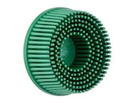 Scotch-Brite™ Roloc™ Bristle Disc, RD-ZB, 50, TR, Green, 2 in x 5/8 in, Tapered, 10/Carton, 40 ea/Case
