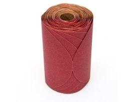 3M™ Red Abrasive Stikit™ Disc, 01114, 6 in, P120 grade, 100 discs per roll, 6 rolls per case