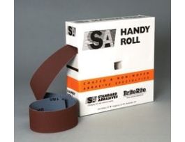 Standard Abrasives™ Aluminum Oxide Handy Roll, 714696, P400 J-weight, 1 in x 50 yd, 10 ea/Case