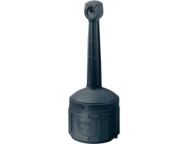 Smokers Cease-Fire® Receptacle, 38.5" H x 16.5" W, Black