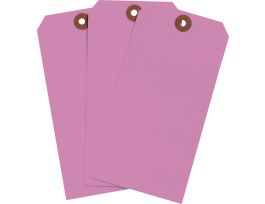 Blank Write-On Tags, 5.75" H x 2.875" W, Cardstock, Pink 1000/PK