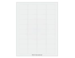 LABEL 1.75X1IN CRYO LASER SHEET WH