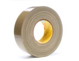 Scotch® Polyethylene Coated Cloth Tape 390, Olive, 48 mm x 54.8 m, 11.7 mil, 24/Case