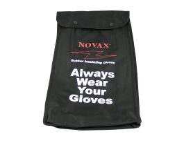 NOVAX, Nylon Bag for 14 In. Electrical Rated Glove, Blk.
