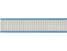 Alphabetical Acetate Cloth Upper Case Scored Wire Marking Cards, L 1800 Total