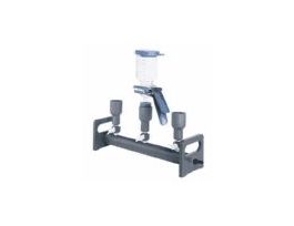 Vacuum Filtration Manifold; PVC, 6-Branch with 2-Way Valves