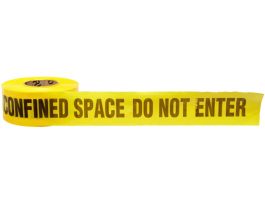 Standard Barricade Tape Roll -  Polyethylene, DO NOT ENTER, Black on Yellow