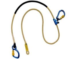 3M™ DBI-SALA® Pole Climber's Adjustable Rope Positioning Lanyard for Electrical/Hot Work Use 1234083, 8 ft