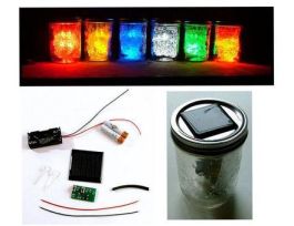 SOLAR LED JAR LIGHT KIT CS