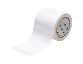 ToughStripe® Floor Marking Tape Roll -  Polyester, Solid Color, White, 4" x 100'