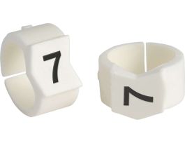 ClipSleeve Wire Markers Size 45 Nylon 0 AWG - 0 AWG, 7 Pack of 50 Pieces