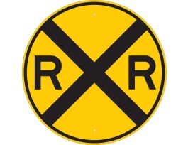 R X R Sign, 30" H x 30" W x 0.090" D, Aluminum