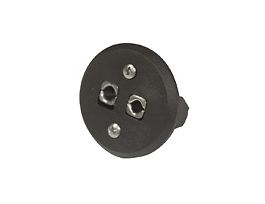 Panel-Mount Standard Connector, Type-J, Round, Female, 1/Ea