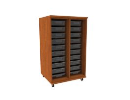 TOTE STORAGE UNIT 20 W/O DOOR 28X24X48IN