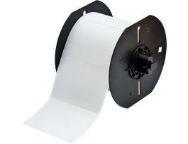 B33 Series Metallized Polyester Permanent Labels 2in H x 3in W LGT GR 500/RL