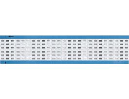 Numerical Wire Markers Repositionable Vinyl 0.75in H Legend: 111, 1250 Total