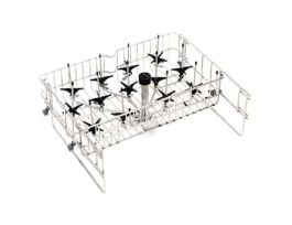 Spindle Rack Set for Glassware Washer, Half Upper and Full Lower Spindle Racks