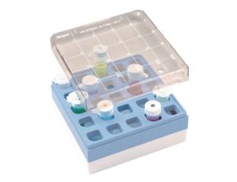 STORAGE BOX 5ML TUBE 25 PLACE BLUE